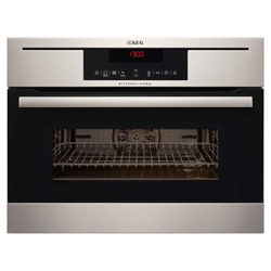 AEG KM8403021M Built-In Combination Microwave with Grill, Stainless Steel